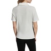 image:imageKarl Lagerfeld Womens Athleisure Comfortable Logo Tape Collared Polo TopSoft White
