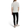 image:imageKarl Lagerfeld Womens Athleisure Comfortable Logo Tape Collared Polo TopSoft White