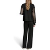 image:imageKarl Lagerfeld Womens Athleisure Comfortable Logo Tape Sporty PantsBlack