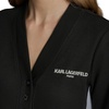 image:imageKarl Lagerfeld Womens Athleisure Comfortable Logo Tape Sporty TopBlack