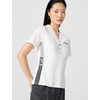 image:imageKarl Lagerfeld Womens Athleisure Comfortable Logo Tape Sporty TopSoft White