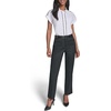 image:imageKarl Lagerfeld Womens Belted Pant Classic Career Pant Side Zip Pockets PantsBlack