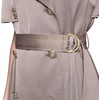 image:imageKarl Lagerfeld Womens Belted Sleeveless Satin Back Crepe Midi DressTruffle