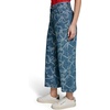 image:imageKarl Lagerfeld Womens Bow Jacquard Wide Leg PantsMedium Indigo