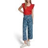 image:imageKarl Lagerfeld Womens Bow Jacquard Wide Leg PantsMedium Indigo