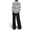 image:imageKarl Lagerfeld Womens Bow Print Black and White BlouseSoft WhiteBlack Multi