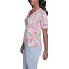 image:imageKarl Lagerfeld Womens Bright Floral SweaterSoft WhitePink Carnation Multi