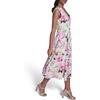 image:imageKarl Lagerfeld Womens Bright Printed Floral Midi DressSoft White Multi