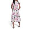 image:imageKarl Lagerfeld Womens Bright Printed Floral Midi DressSoft White Multi