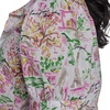 image:imageKarl Lagerfeld Womens Bright Ruffle Blouse with Floral PrintSoft WhitePink Carnation Multi