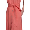 image:imageKarl Lagerfeld Womens Button Down Bright DressFusion Coral