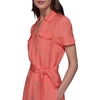 image:imageKarl Lagerfeld Womens Button Down Bright DressFusion Coral