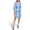 image:imageKarl Lagerfeld Womens Button Up Collared Belted Shirt DressPorcelain Blue Combo