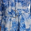 image:imageKarl Lagerfeld Womens Button Up Collared Belted Shirt DressPorcelain Blue Combo