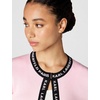 image:imageKarl Lagerfeld Womens Cardigan Sweater with Classic Karl Logo TrimBallet SlipperPink