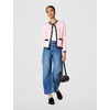 image:imageKarl Lagerfeld Womens Cardigan Sweater with Classic Karl Logo TrimBallet SlipperPink
