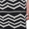 image:imageKarl Lagerfeld Womens Chevron Fun SkirtBlackSoft White