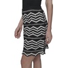 image:imageKarl Lagerfeld Womens Chevron Fun SkirtBlackSoft White