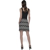 image:imageKarl Lagerfeld Womens Chevron Fun SkirtBlackSoft White