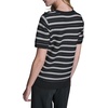 image:imageKarl Lagerfeld Womens Classic Striped Short Sleeve SweaterBlackBisque
