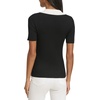 image:imageKarl Lagerfeld Womens Collar Polo SweaterBlackSoft White