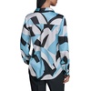 image:imageKarl Lagerfeld Womens Collared Long Sleeve BlouseBisqueAqua Mist Multi