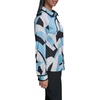 image:imageKarl Lagerfeld Womens Collared Long Sleeve BlouseBisqueAqua Mist Multi