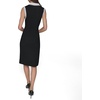 image:imageKarl Lagerfeld Womens Collared Sleeveless V Neck Sweater DressBlack