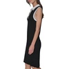 image:imageKarl Lagerfeld Womens Collared Sleeveless V Neck Sweater DressBlack
