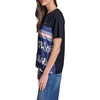 image:imageKarl Lagerfeld Womens Combo Top Floral Print Lightweight BlouseMidnight Combo
