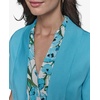 image:imageKarl Lagerfeld Womens Cropped Short Sleeve ShrugBlue Hydrangea