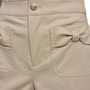 image:imageKarl Lagerfeld Womens Dainty Bow Pocket PantFrench Beige