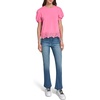 image:imageKarl Lagerfeld Womens Delicate Layering Essential Blouse with Lace DetailPink Carnation