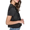 image:imageKarl Lagerfeld Womens Elevated Blouse with Zipper DetailBlack