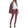 image:imageKarl Lagerfeld Womens Faux Leather Studs PantPort Wine