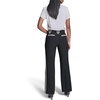 image:imageKarl Lagerfeld Womens Flare Contrast PantBlackBisque
