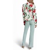 image:imageKarl Lagerfeld Womens Floral Bright Whimsical BlazerSoft White Multi