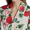 image:imageKarl Lagerfeld Womens Floral Bright Whimsical BlazerSoft White Multi