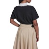 image:imageKarl Lagerfeld Womens Floral Collar Polo TopBlack