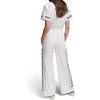 image:imageKarl Lagerfeld Womens Floral Embroidery PantSoft White