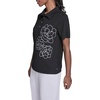image:imageKarl Lagerfeld Womens Floral Embroidery Polo TopBlack
