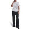 image:imageKarl Lagerfeld Womens Floral Embroidery Polo TopSoft White