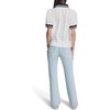image:imageKarl Lagerfeld Womens Floral Eyelet Collared Neck BlouseSoft White