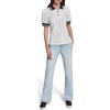 image:imageKarl Lagerfeld Womens Floral Eyelet Collared Neck BlouseSoft White