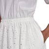 image:imageKarl Lagerfeld Womens Floral Eyelet Summer Fashion Mixed Media DressSoft White
