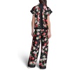 image:imageKarl Lagerfeld Womens Floral Summer Fashion Printed BlouseBlack Multi