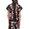 image:imageKarl Lagerfeld Womens Floral Summer Fashion Printed BlouseBlack Multi