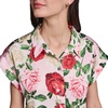image:imageKarl Lagerfeld Womens Floral Summer Fashion Printed BlouseCornelia RoseSoft White Multi