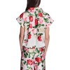 image:imageKarl Lagerfeld Womens Floral Summer Fashion Printed BlouseCornelia RoseSoft White Multi