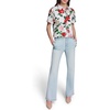 image:imageKarl Lagerfeld Womens Floral Summer Fashion Printed BlouseSoft White Multi